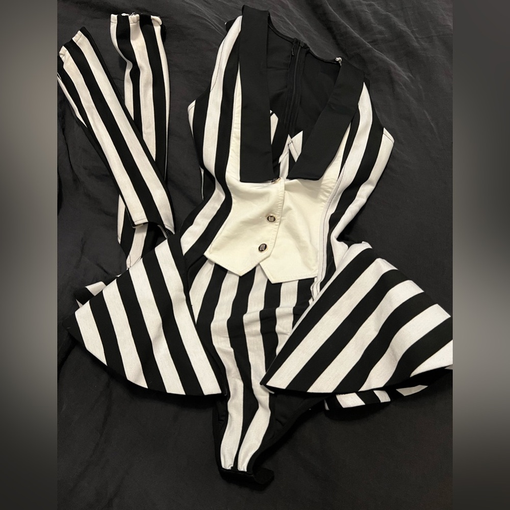 Showgirl dance costume aerial leotard